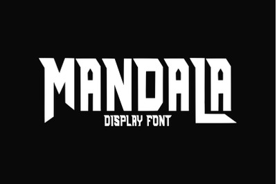 Mandala - Display Sport Font