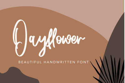 Dayflower - Handwritten Font