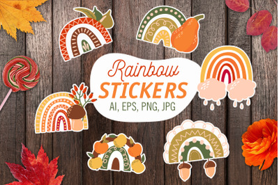 Rainbow - Stickers