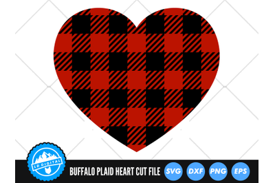 Buffalo Plaid Heart SVG | Valentines Day SVG