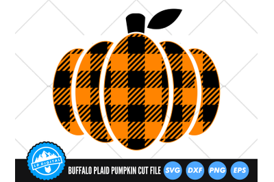 Buffalo Plaid Pumpkin SVG | Halloween SVG