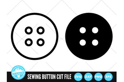 Sewing Button SVG | Sewing Button Cut File