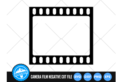 Camera Film Negative SVG | Movie Film Strip SVG