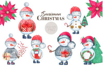 Christmas Snowman clipart