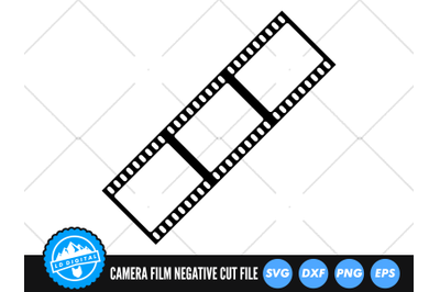 Camera Film Negative SVG | Movie Film Strip SVG