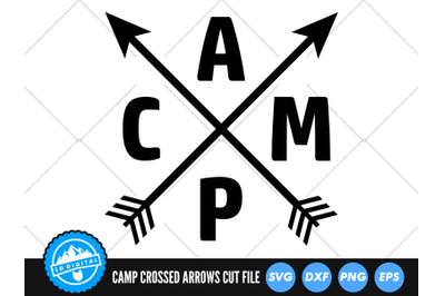 Camp Crossed Arrows SVG | Camping SVG