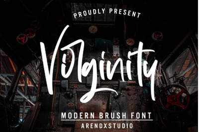 Virginity - Modern Brush Font