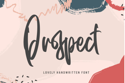 Prospect - Lovely Handwritten Font