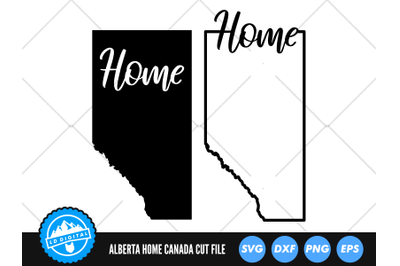 Alberta Home SVG | Alberta Cut File