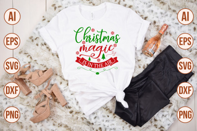 Christmas Magic is in the Air svg cut file