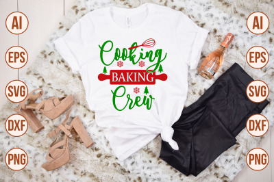 Cooking Baking Crew svg cut file