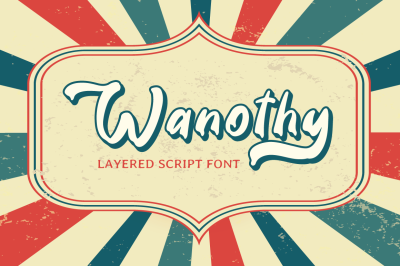 Wanothy - Vintage Font