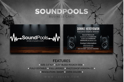 Soundpools Business Card