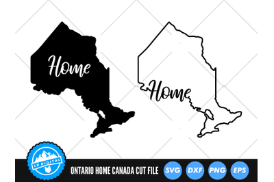 Ontario Home SVG | Canadian Provinces SVG