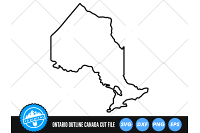 Ontario Outline SVG | Canadian Provinces SVG