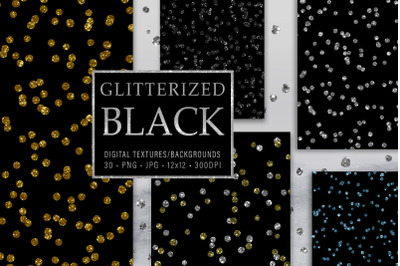 Glitterized Black