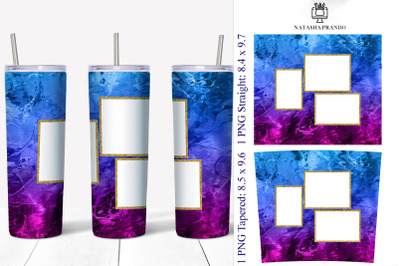 Photo sublimation tumbler wrap