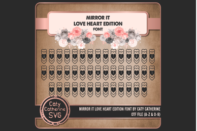Mirror It Love Heart Edition OTF Font