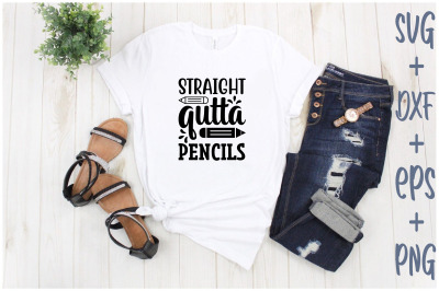straight qutta pencils