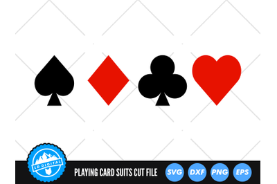 Playing Card Suits SVG | Gambling SVG