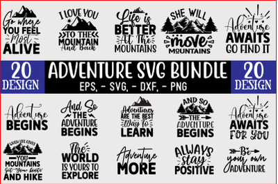 Adventure SVG T shirt design Bundle