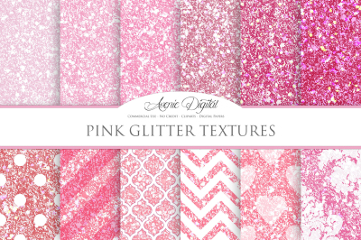 Pink Glitter Textures