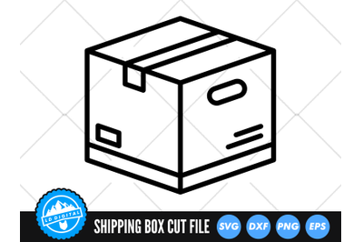 Cardboard Box SVG | Package Box SVG | Shipping Box Icon SVG