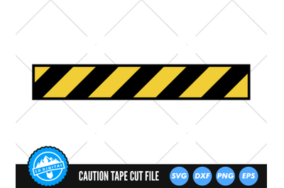 Caution Tape SVG | Yellow Tape Cut File