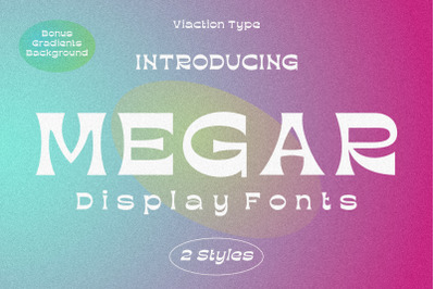 Megar + Bonus -Reverse Display Fonts