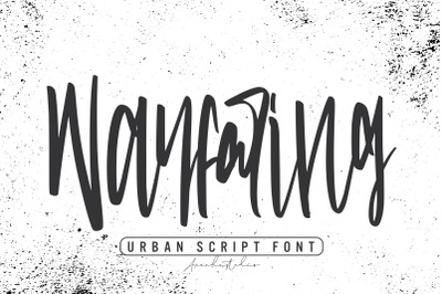 Wayfaring - Urban Script Font