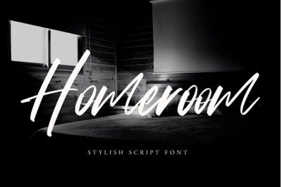 Homeroom - Stylish Script Font