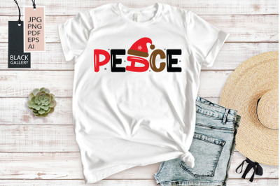 Peace | Christmas Sublimation