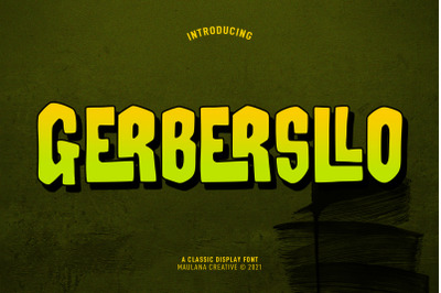 Gerbersllo Display Font