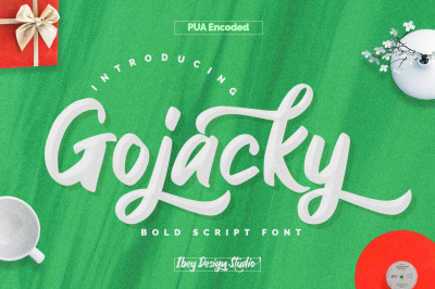 Gojacky - Bold Script Font