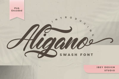 Aligano - Swash Font
