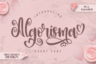 Algorisma - Heart Font