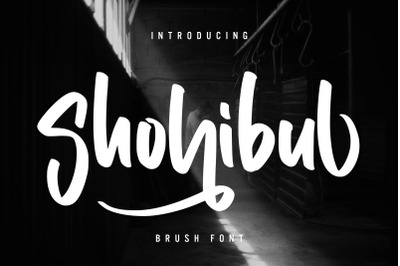 Shohibul - Brush Font
