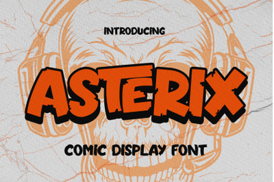 Asterix - Comic Display Font