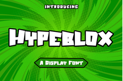 Hypeblox - Display Font