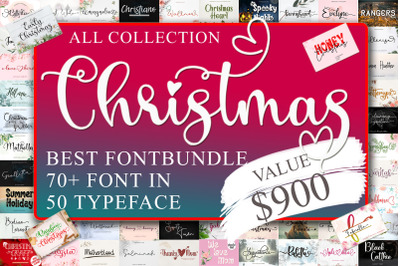 All Collections Christmas FontBundle