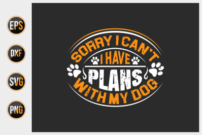 Dog typographic quotes design vector template.