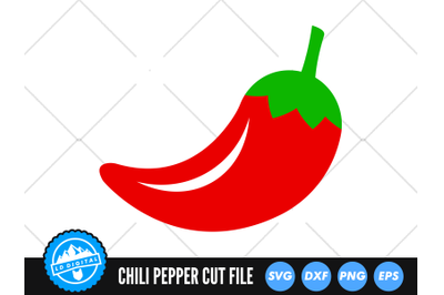 Chili Pepper SVG | Red Pepper SVG | Hot Pepper Clip Art