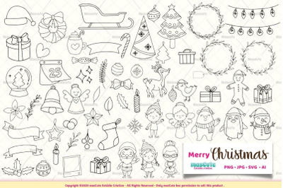 christmas, svg bundle,Coloring page