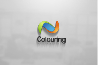 Colouring  Logo Template