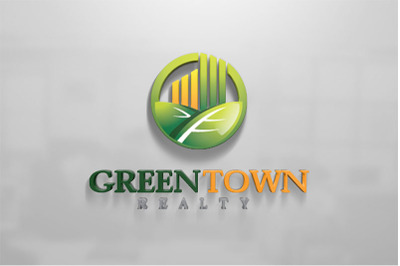 Green Town Realty - Logo Template