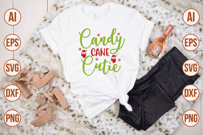 Candy Cane Cutie 2 svg cut file