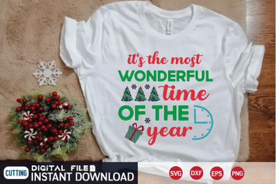 it&#039;s the most wonderful time of the year&nbsp;svg design