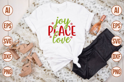 Joy Peace Love svg cut file