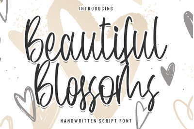 Beautiful Blossoms - Script Font