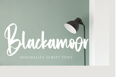 Blackamoor - Minimalist Script Font